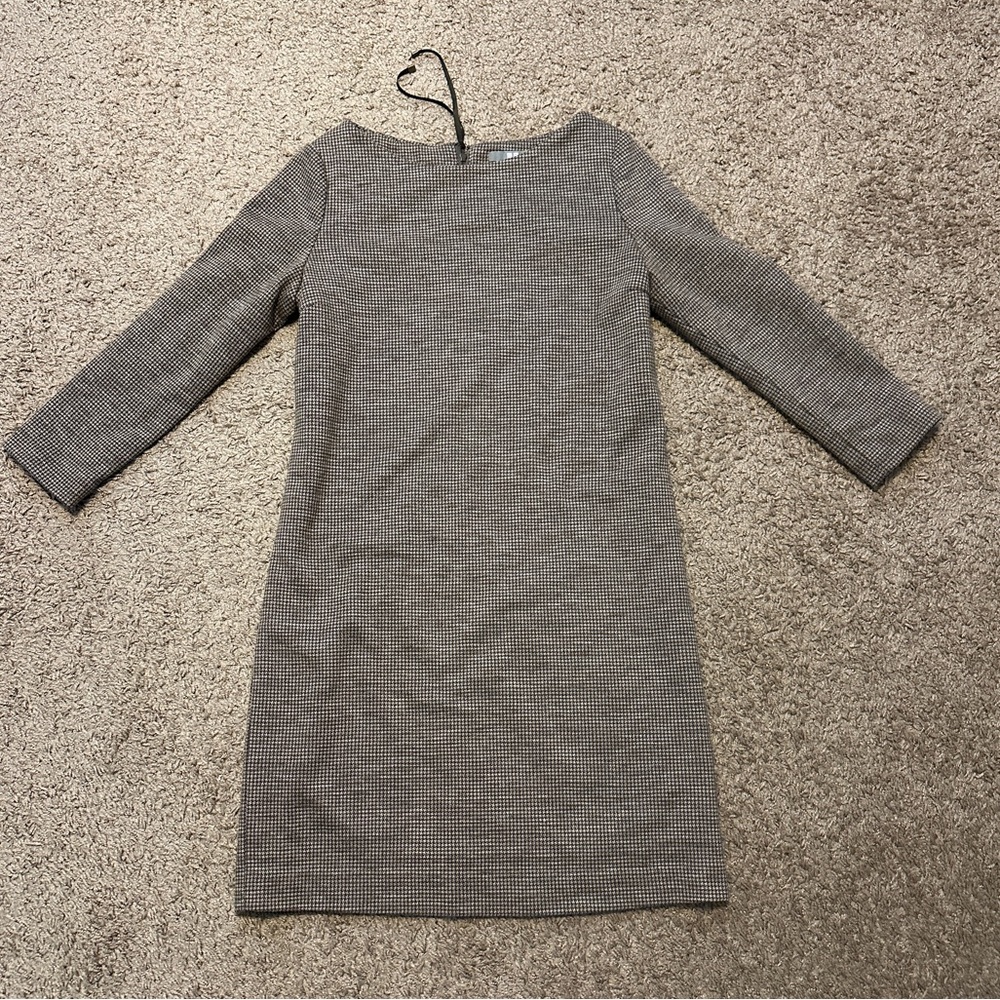 Uniqlo long sleeved tweed dress